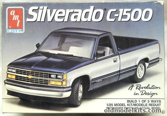 AMT 1/25 Chevrolet C1500 Silverado Pickup Truck, 6276 plastic model kit